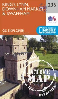 Ordnance Survey - King's Lynn, Downham Market and Swaffham (OS Explorer Active Map) - 9780319471081 - V9780319471081