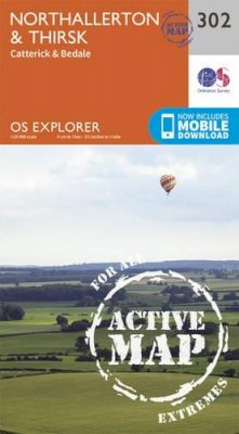 Ordnance Survey - Northallerton and Thirsk - Catterick and Bedale (OS Explorer Active Map) - 9780319471746 - V9780319471746