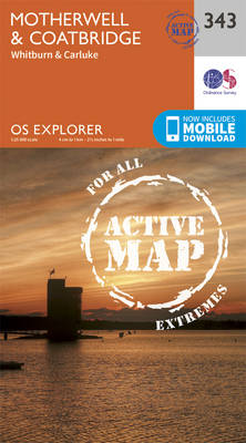 Ordnance Survey - Motherwell and Coatbridge (OS Explorer Active Map) - 9780319472156 - V9780319472156