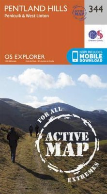 Ordnance Survey - Pentland Hills (OS Explorer Active Map) - 9780319472163 - V9780319472163