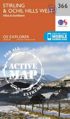 Ordnance Survey - Stirling and Ochil Hills West (OS Explorer Active Map) - 9780319472347 - V9780319472347