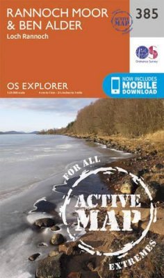 Ordnance Survey - Rannoch Moor and Ben Alder (OS Explorer Active Map) - 9780319472514 - V9780319472514