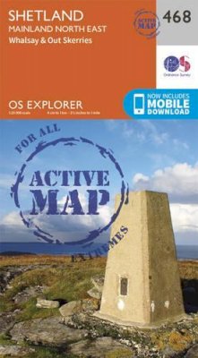 Ordnance Survey - Shetland - Mainland North East (OS Explorer Active Map) - 9780319473207 - V9780319473207