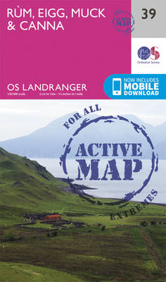 Ordnance Survey - Rum, Eigg & Muck (OS Landranger Active Map) - 9780319473627 - V9780319473627