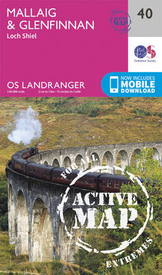 Ordnance Survey - Mallaig & Glenfinnan, Loch Shiel (OS Landranger Active Map) - 9780319473634 - V9780319473634