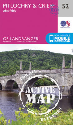 Ordnance Survey - Pitlochry & Crieff (OS Landranger Active Map) - 9780319473757 - V9780319473757