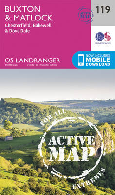 Ordnance Survey - Buxton & Matlock, Chesterfield, Bakewell & Dove Dale (OS Landranger Active Map) - 9780319474426 - V9780319474426