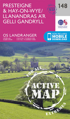 Ordnance Survey - Presteigne & Hay-on-Wye / Llanandras A'r Gelli Gandryll (OS Landranger Active Map) - 9780319474716 - V9780319474716