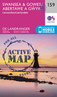 Ordnance Survey - Swansea & Gower, Carmarthen (OS Landranger Active Map) - 9780319474822 - V9780319474822