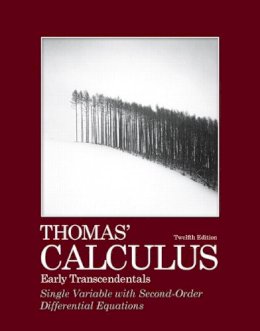 Joel Hass - Thomas' Calculus, Early Transcendentals, Single Variable with Second-Order Differential Equations - 9780321745613 - V9780321745613