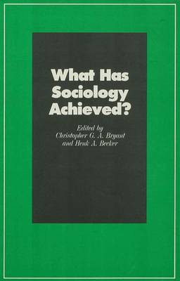 Christopher Bryant (Ed.) - What Has Sociology Achieved? - 9780333460450 - V9780333460450