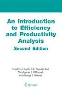 Tim Coelli - An Introduction to Efficiency and Productivity Analysis - 9780387242651 - V9780387242651