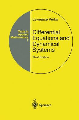 Lawrence Perko - Differential Equations and Dynamical Systems (Texts in Applied Mathematics) - 9780387951164 - V9780387951164