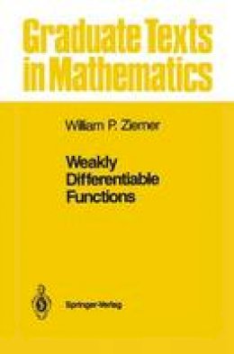 William P. Ziemer - Weakly Differentiable Functions - 9780387970172 - V9780387970172