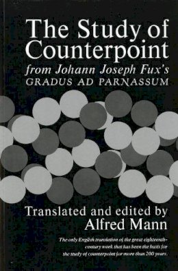 Johann Joseph Fux - The Study of Counterpoint - 9780393002775 - V9780393002775