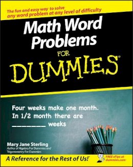 Mary Jane Sterling - Math Word Problems For Dummies - 9780470146606 - V9780470146606