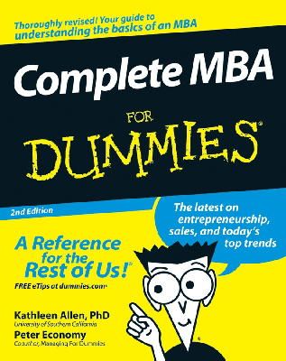 Kathleen Allen - Complete MBA For Dummies - 9780470194294 - V9780470194294