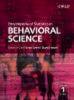 Everitt - Encyclopedia of Statistics in Behavioral Science - 9780470860809 - V9780470860809