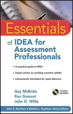 Guy McBride - Essentials of IDEA for Assessment Professionals - 9780470873922 - V9780470873922