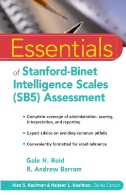 Gale H. Roid - Essentials of Stanford-Binet Intelligence Scales (SB5) Assessment - 9780471224044 - V9780471224044