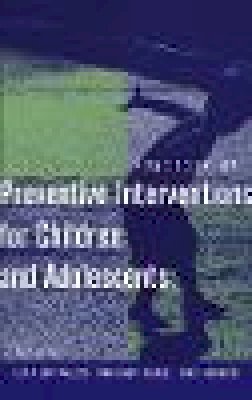 Lisa Rapp-Paglicci - Handbook of Preventive Interventions for Children and Adolescents - 9780471274339 - V9780471274339