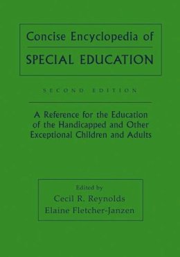 Reynolds - Concise Encyclopedia of Special Education - 9780471652519 - V9780471652519