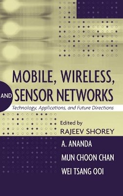 Shorey - Mobile, Wireless and Sensor Networks - 9780471718161 - V9780471718161