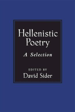 David . Ed(S): Sider - Hellenistic Poetry - 9780472073139 - V9780472073139