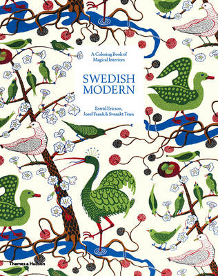 Janet Colletti - Swedish Modern: A Colouring Book of Magical Interiors: Estrid Ericson, Josef Frank & Svenskt Tenn - 9780500293294 - V9780500293294