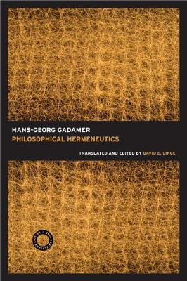 Hans-Georg Gadamer - Philosophical Hermeneutics, 30th Anniversary Edition - 9780520256408 - V9780520256408