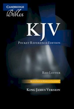 Leather / Fine Binding - KJV Pocket Reference Bible, Black French Morocco Leather with Zip Fastener, Red-letter Text, KJ243:XRZ Black French Morocco Leather, with Zip Fastener - 9780521146074 - V9780521146074