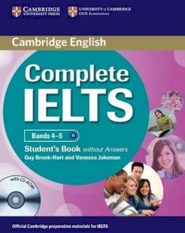 Guy Brook-Hart - Complete IELTS Bands 4–5 Student´s Book without Answers with CD-ROM - 9780521179577 - V9780521179577