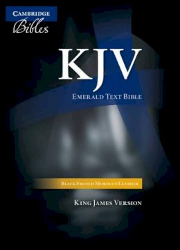 Cambridge - KJV Emerald Text Bible, Black French Morocco Leather, KJ533:T - 9780521507813 - V9780521507813