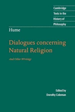 Dorothy (Ed Coleman - Hume: Dialogues Concerning Natural Religion: And Other Writings - 9780521603591 - V9780521603591