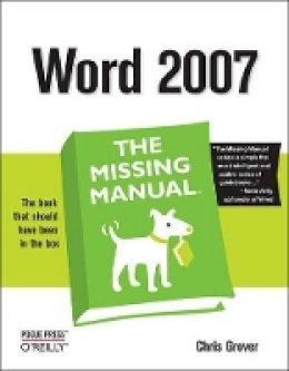 Chris Grover - Word 2007: the Missing Manual - 9780596527396 - V9780596527396