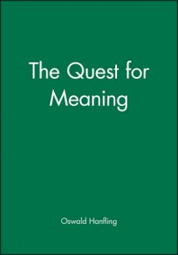 Oswald Hanfling - The Quest for Meaning - 9780631153337 - V9780631153337