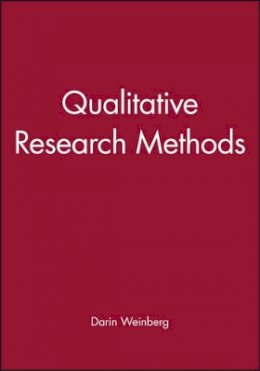 Darin Weinberg - Qualitative Research Methods - 9780631217626 - V9780631217626