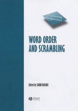 Karimi - Word Order and Scrambling - 9780631233275 - V9780631233275