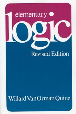 Willard Van Orman Quine - Elementary Logic - 9780674244511 - V9780674244511