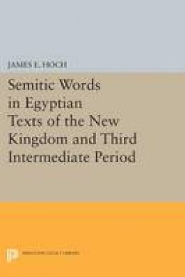 James E. Hoch - Semitic Words in Egyptian Texts of the New Kingdom and Third Intermediate Period - 9780691602554 - V9780691602554