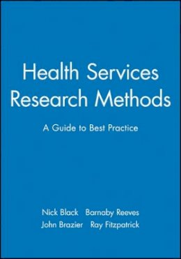 Nick Black - Health Services Research Methods - 9780727912756 - V9780727912756