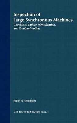 Isidor Kerszenbaum - Inspection of Large Synchronous Machines - 9780780311480 - V9780780311480