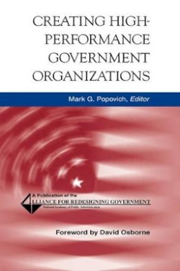 Popovich - Creating High-Performance Government Organizations - 9780787941024 - V9780787941024