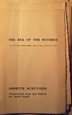 Annette Wieviorka - The Era of the Witness - 9780801473166 - V9780801473166