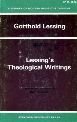 Gotthold Lessing - Lessing's Theological Writings: Selections in Translation (Library of Modern Religious Thought) - 9780804703352 - V9780804703352