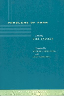 Dirk Baecker - Problems of Form - 9780804734240 - V9780804734240