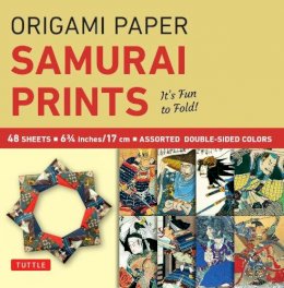 Tuttle Publishing - Origami Paper Samurai Prints Small 6 3/4 - 9780804843478 - V9780804843478