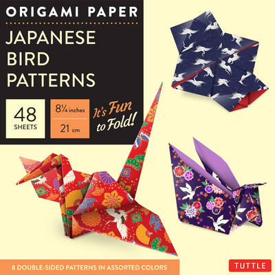  Tuttle Publishing - Origami Paper - Japanese Bird Patterns - 8 1/4