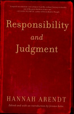 Hannah Arendt - Responsibility and Judgment - 9780805211627 - V9780805211627
