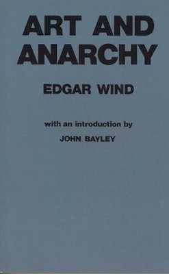 Edgar Wind - Art and Anarchy - 9780810106628 - V9780810106628